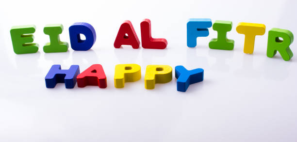 istock the word EID EL FITR  written with colorful letters 974858886