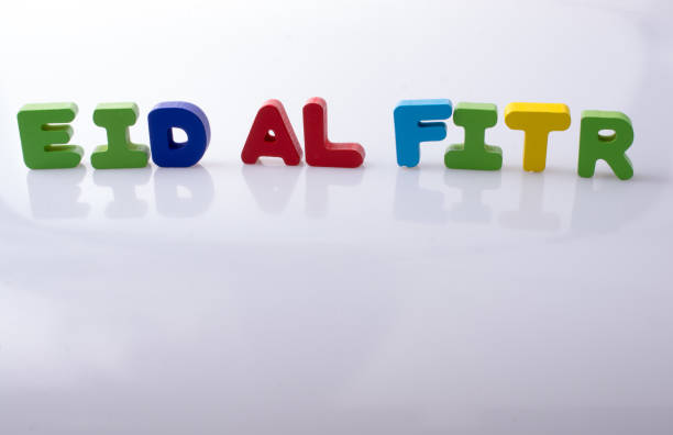 istock the word EID EL FITR  written with colorful letters 974858998