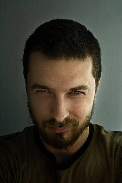 istock Portrait of ominous man 97486067
