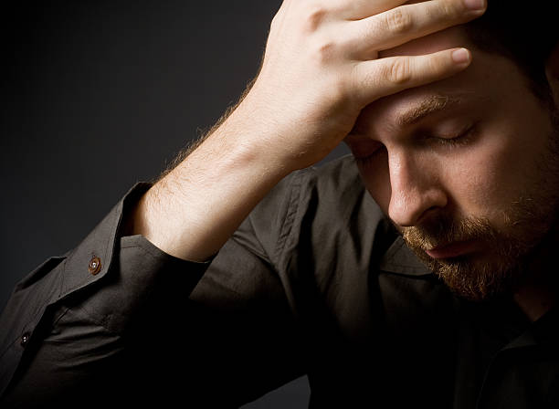 istock Depressed young businessman 97486178