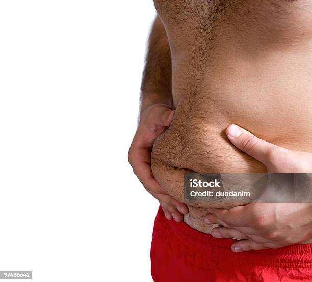 Fat Belly Stock Photo - Download Image Now - Adult, Adults Only, Cellulite