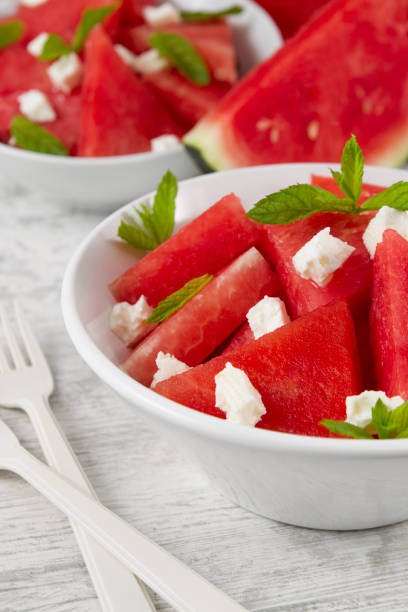 istock Fresh Watermelon Salad 974867432