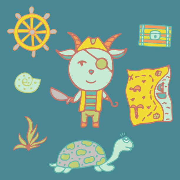 シートンホール大学 イラストのストックフォト
