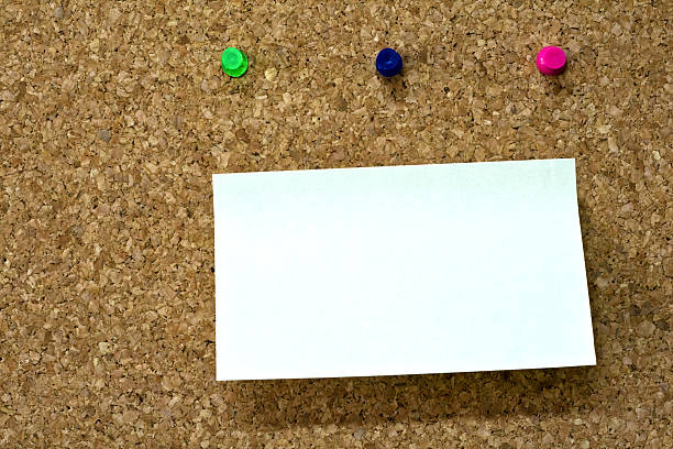 istock Blank reminder on wooden board 97487481