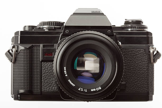 istock 1980s style 35mm SLR camera 97487668