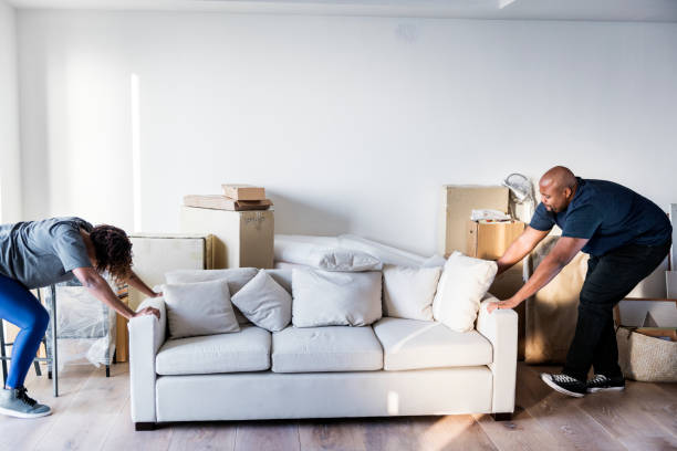 istock Couple moving into new house 974881356