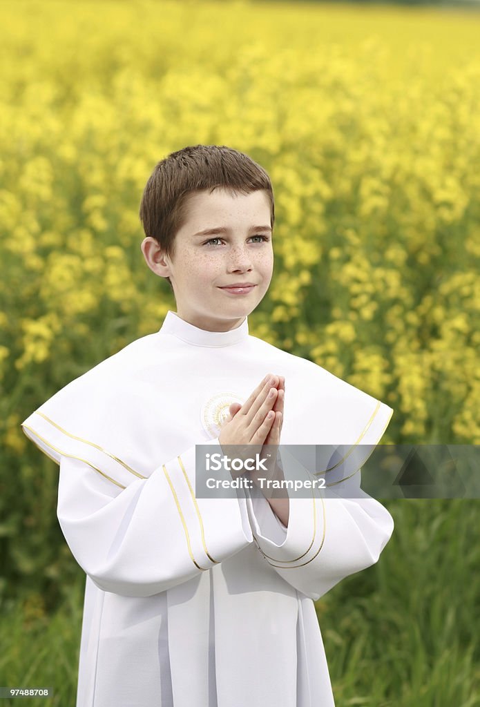 christian bambino - Foto stock royalty-free di Comunione