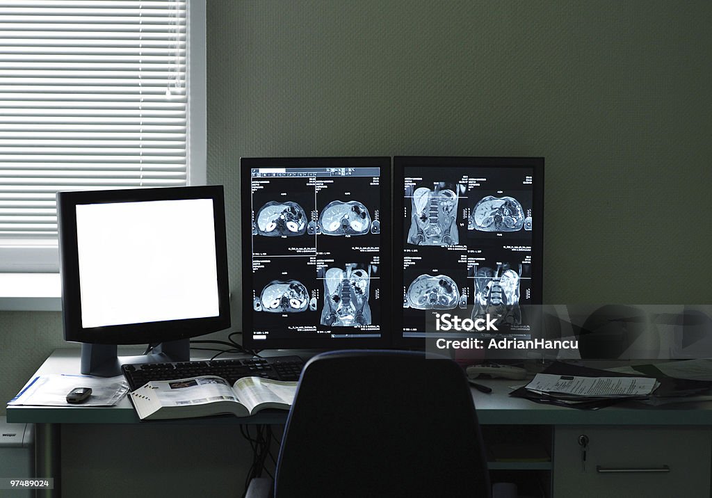 Angiografia por ressonância magnética na médicos Escritório - Royalty-free Tomografia Computorizada Foto de stock