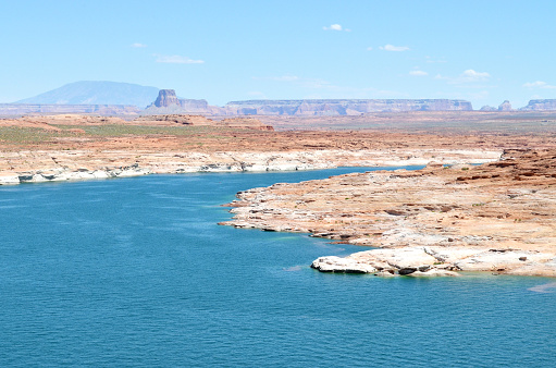 Photograph of the wonderful artificial lake in Arizona