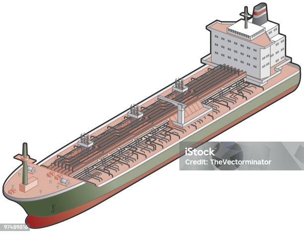 Ilustración de Icono De Envío De Productos Químicos Elementos De Diseño y más Vectores Libres de Derechos de Casco - Parte del barco