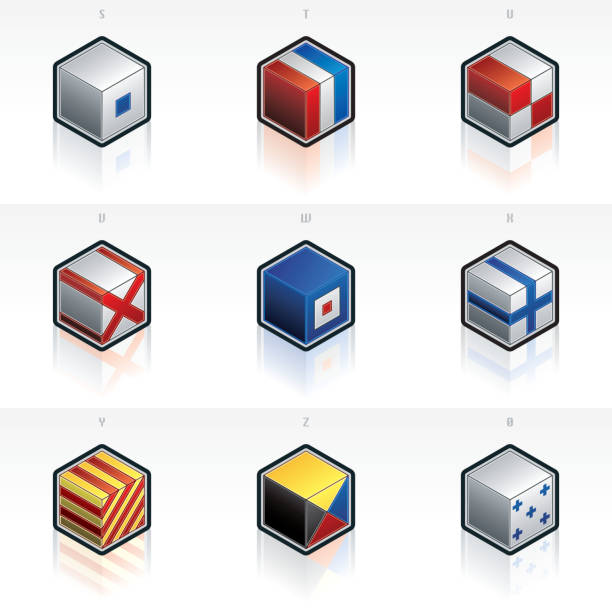 international maritime flags icon set-design-elemente - u s flag stock-grafiken, -clipart, -cartoons und -symbole