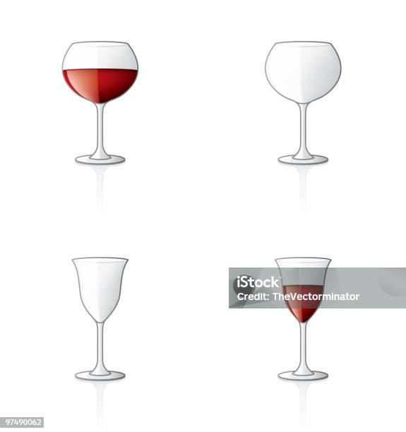 Ikony Ustaw Elementy Projektowe - Stockowe grafiki wektorowe i więcej obrazów Alkohol - napój - Alkohol - napój, Bez ludzi, Biały