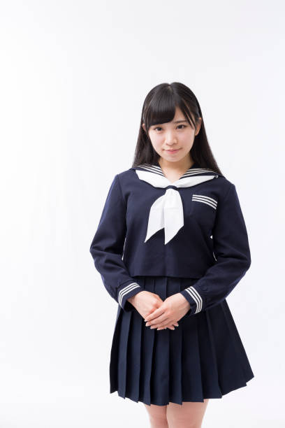 istock A girls student in a sailor suit 974901220