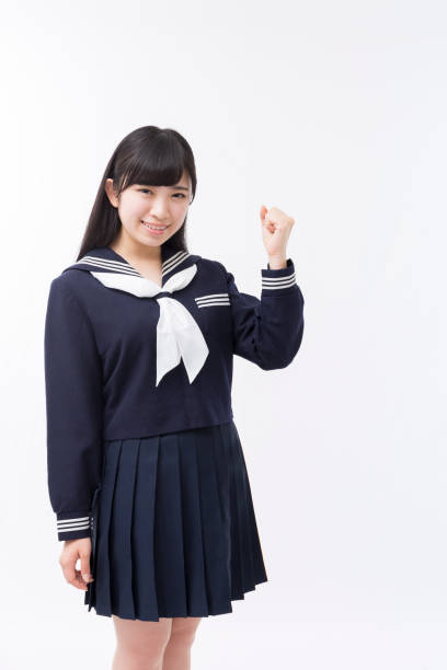 istock A girls student in a sailor suit 974901370