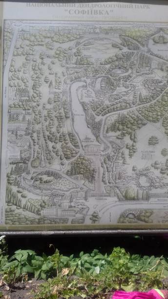 istock The mapscheme of Sofiyivsky Park 974903132