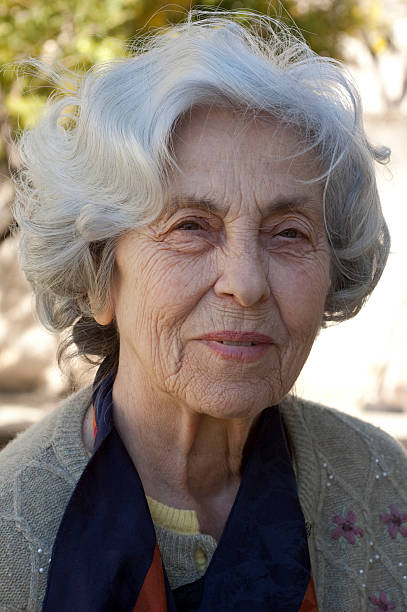 istock Senior woman smiling 97490523