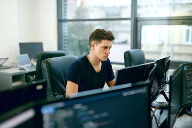 It Computer Programmer Man 105,900+ Male Computer Programmer Stock Photos, Pictures & Royalty-Free ...