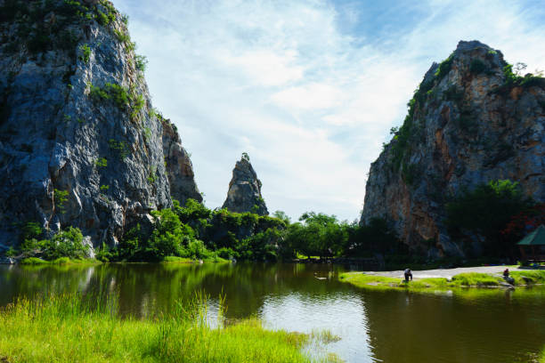 istock The mountain and the river  it is beautiful and nature. 974915178
