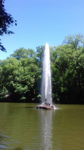 fuente "serpiente" en el parque de sofiyivsky - uman fotografías e imágenes de stock