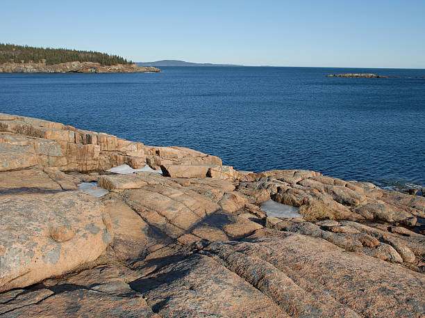 istock Late winter along Acadia's granite shore 97492280