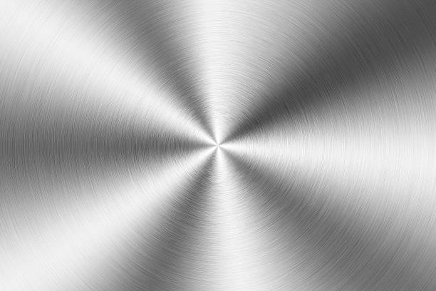 Brushed gold metal plate
