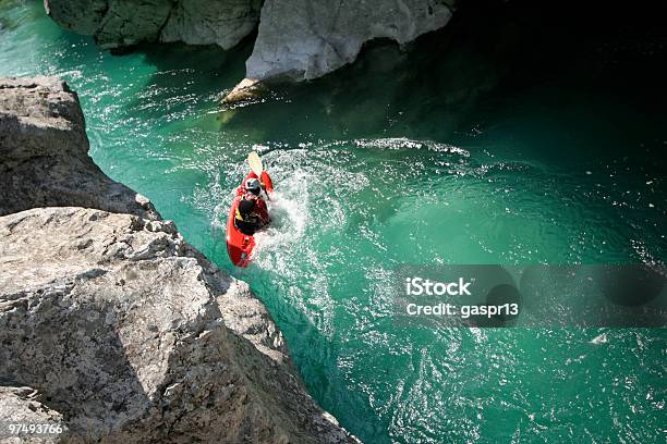 Kayaking Stock Photo - Download Image Now - Canoe, Canoeing, Rapids - River