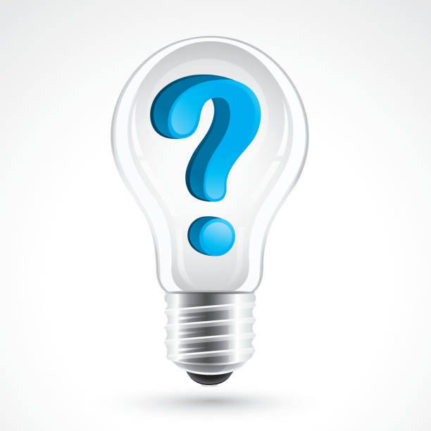 Question Mark In Light Bulb Light Bulb Question Mark Question Mark In Light Bulb Stock Photo