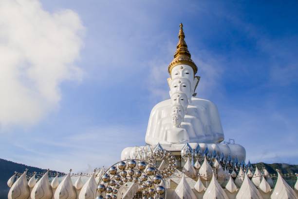 istock Buddha white in Thailand. 974947304
