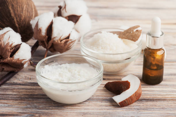 istock Natural hair treatment with coconut 974959044