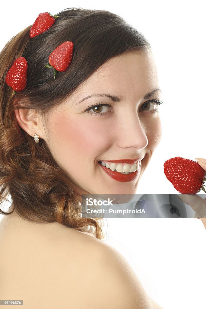 red smile  Adult Stock Photo