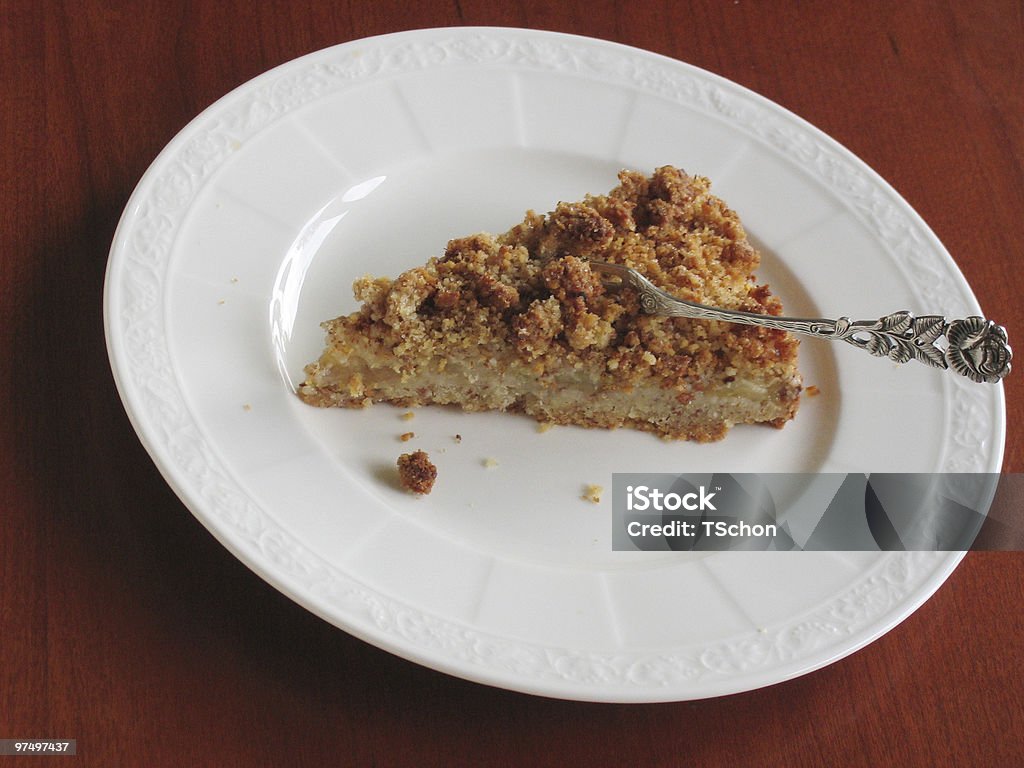 Pedaço de torta de pera - Foto de stock de Alimentação Saudável royalty-free