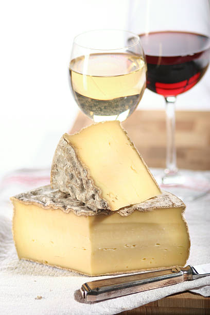 Cтоковое фото Сыр и вино