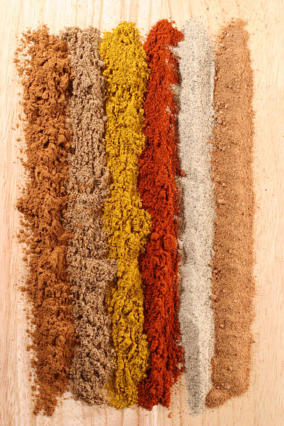 istock Lines of different spices 97497560