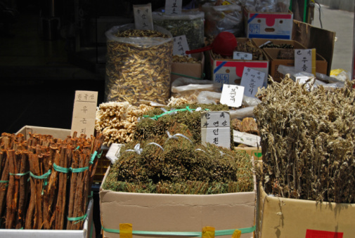 Spices on the market