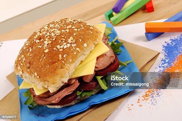 학교 점심 시리즈 로스트 비프 Multigrain 구르다 샌드위치 0명에 대한 스톡 사진 및 기타 이미지 - 0명, 건강한 식생활, 구운 쇠고기 샌드위치