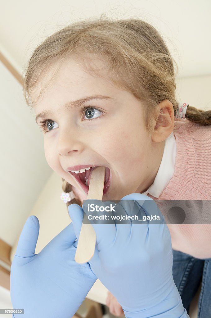 Checking Throat  Adult Stock Photo