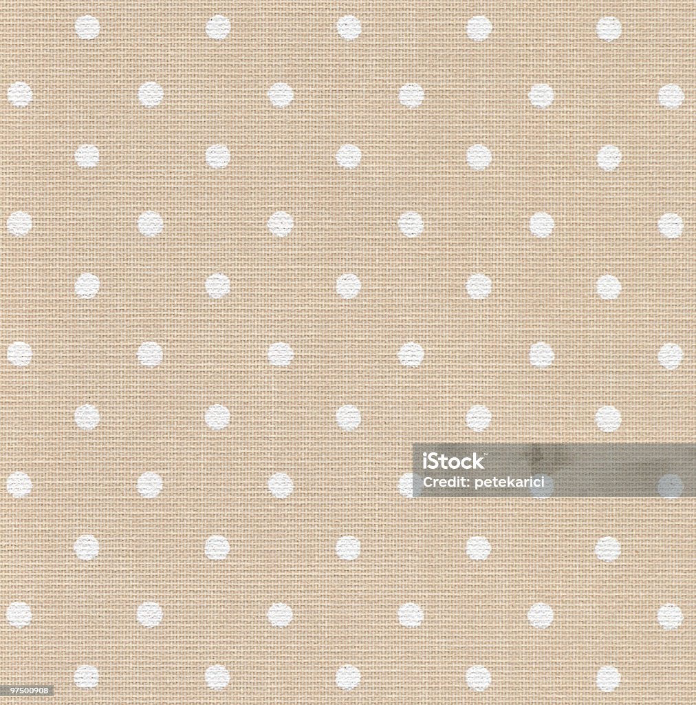 Sfondo Beige con pois bianchi - Foto stock royalty-free di Beige