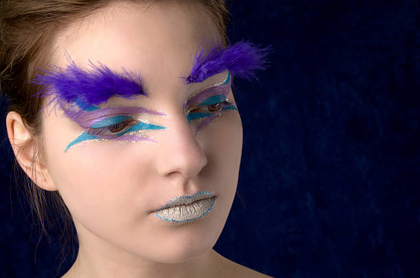 istock Glamour girl colour closeup. 97501100
