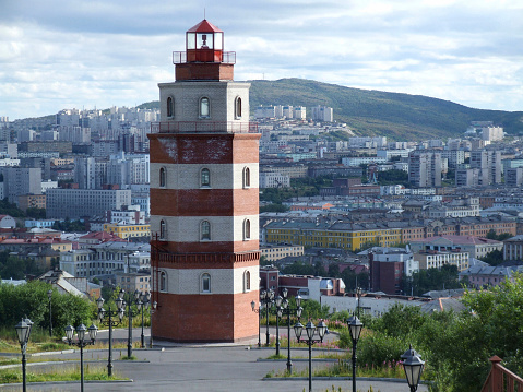 Farol de Belém -Santuário de Cristo Rei - Lisboa, Portugal.