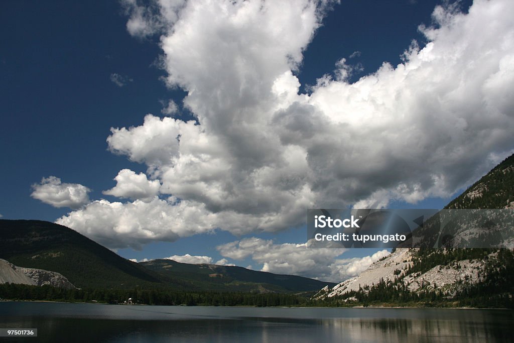 Mountain lake  Alberta Stock Photo