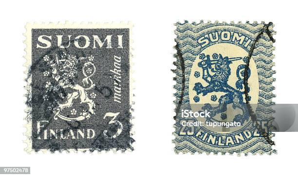 핀란드어 스탬프 0명에 대한 스톡 사진 및 기타 이미지 - 0명, 국가 관광명소, 다중 색상