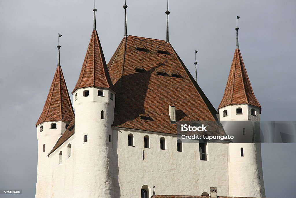 Suíça - Foto de stock de Castelo de Thun royalty-free