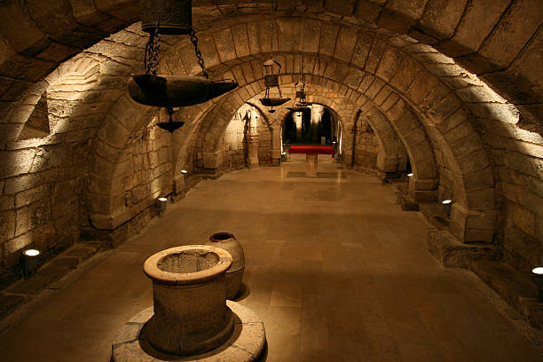 Crypt interior  crypt stock pictures, royalty-free photos & images