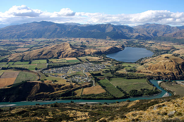 новая зеландия - kawarau river стоковые фото и изображения