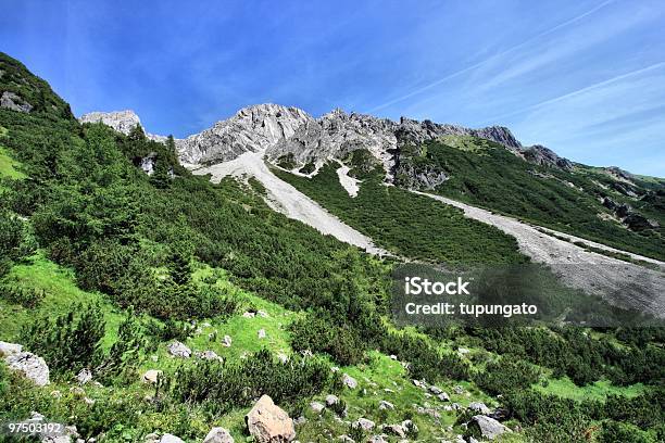 Montanhas Na Áustria - Fotografias de stock e mais imagens de Alpes Europeus - Alpes Europeus, Ao Ar Livre, Azul