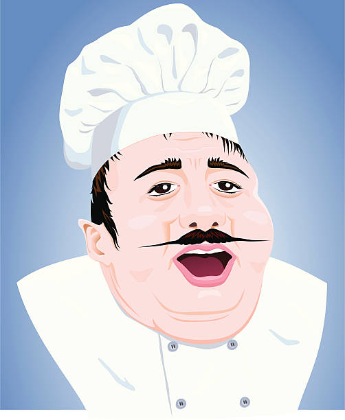 Grasa el Chef - ilustración de arte vectorial