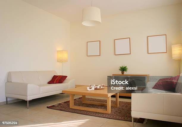 Modern Living Room Stock Photo - Download Image Now - Apartment, Carpet - Decor, Color Image