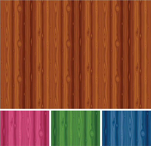 Textura de madera sin costuras/Patrón - ilustración de arte vectorial