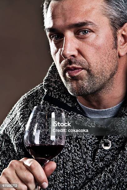 Drinking Wine Stock Photo - Download Image Now - Adult, Alcohol - Drink, Casual Clothing