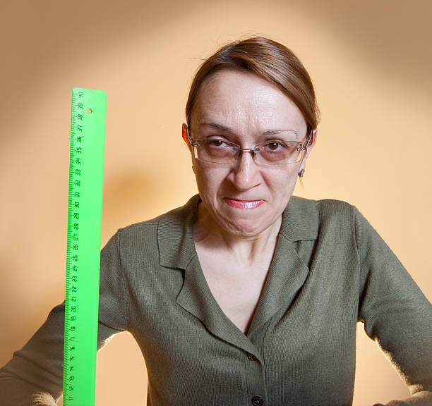 istock Crazy female teacher 97506345